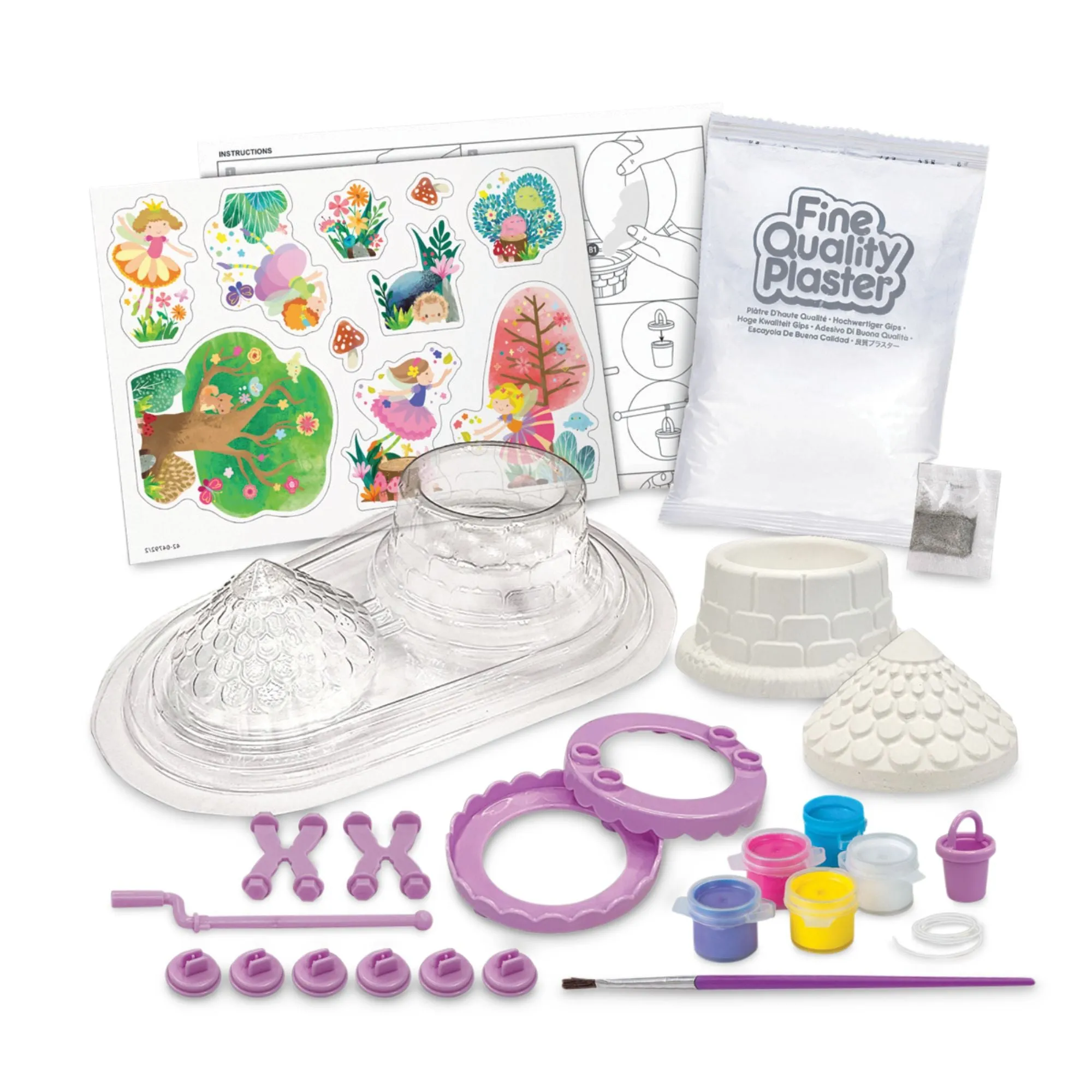 4M Kidzmaker Mould & Paint Fairy Wishing Well