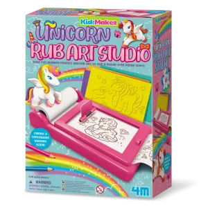 4M - Kidzmaker - Unicorn Rub Art Studio