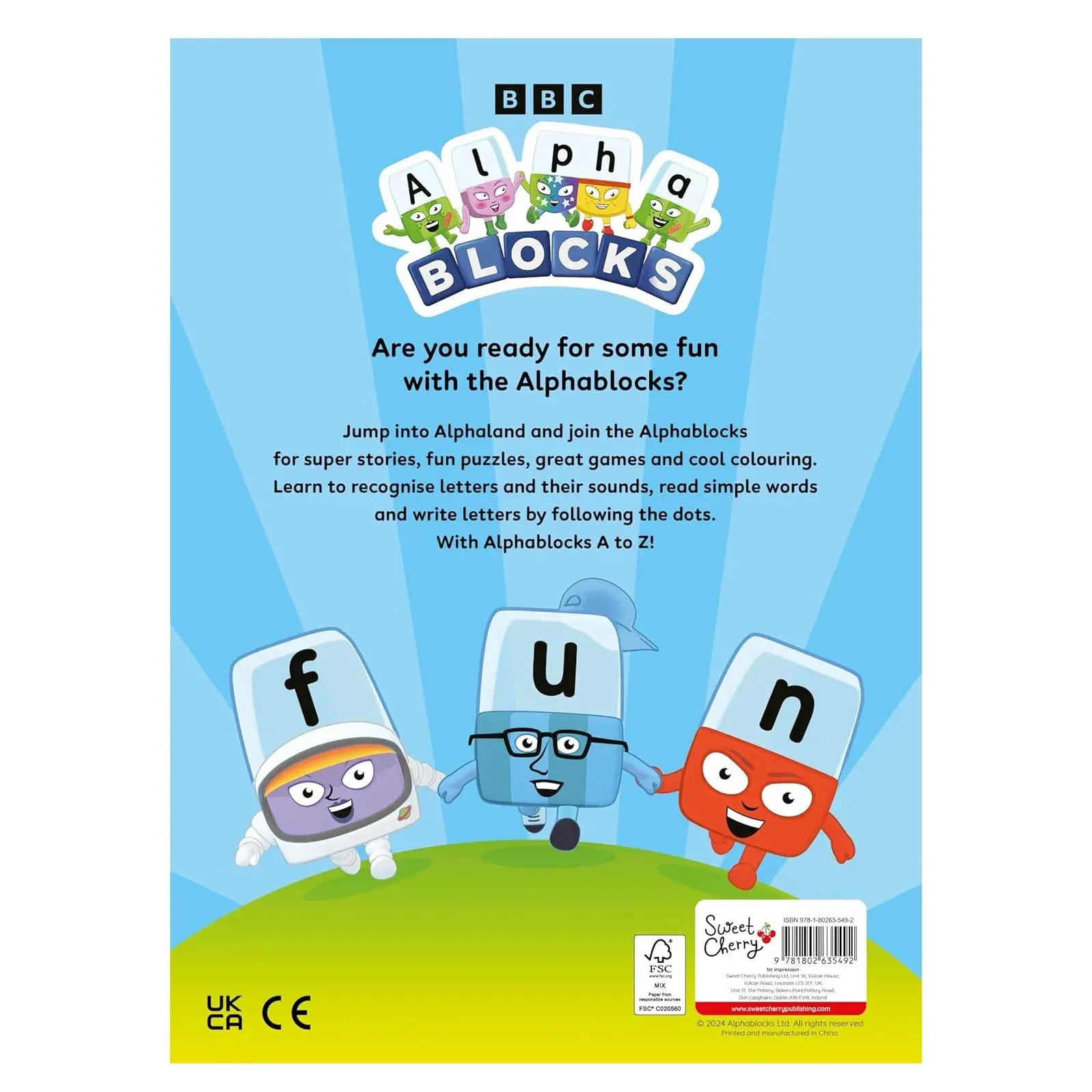 Alphablocks Annual 2025 Hardback Book