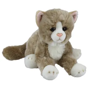 Antics Soft Touch Tabby Beige Cat Lying 36cm
