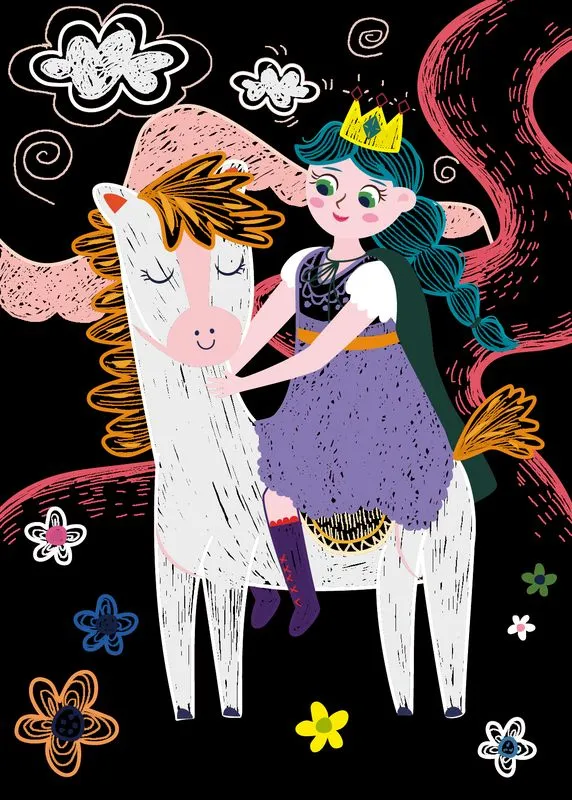 Avenir Mini Scratch Book - Princess