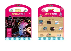 Avenir Scratch Art Book Unicorns