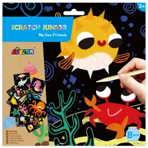 Avenir Scratch Art Junior My Sea Friends