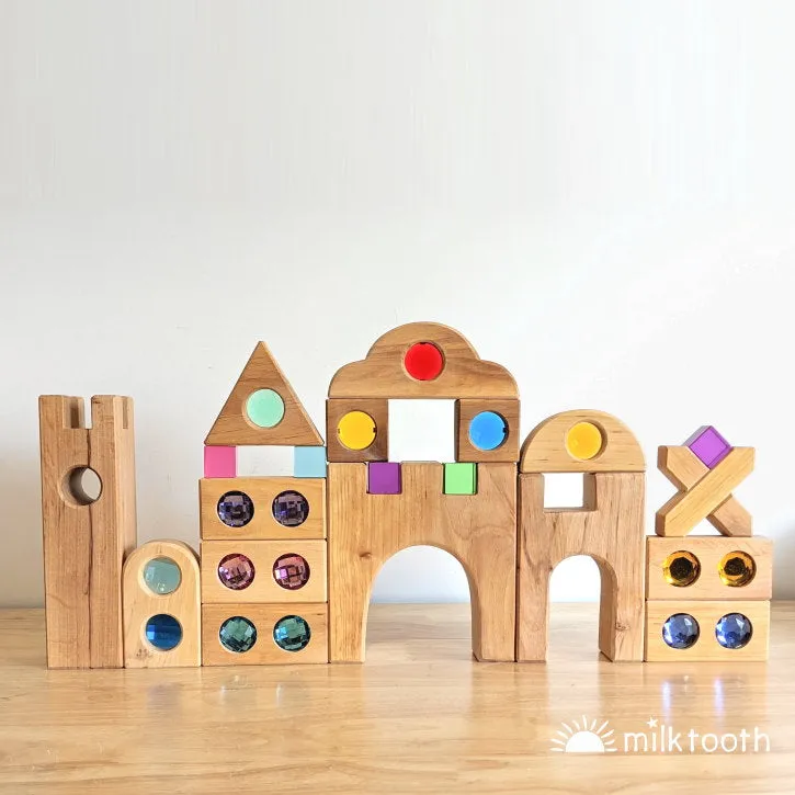 Bauspiel | Castle Building Block Extension Set 6 Pieces