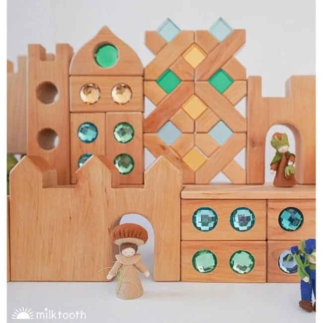 Bauspiel | Castle Building Block Extension Set 6 Pieces