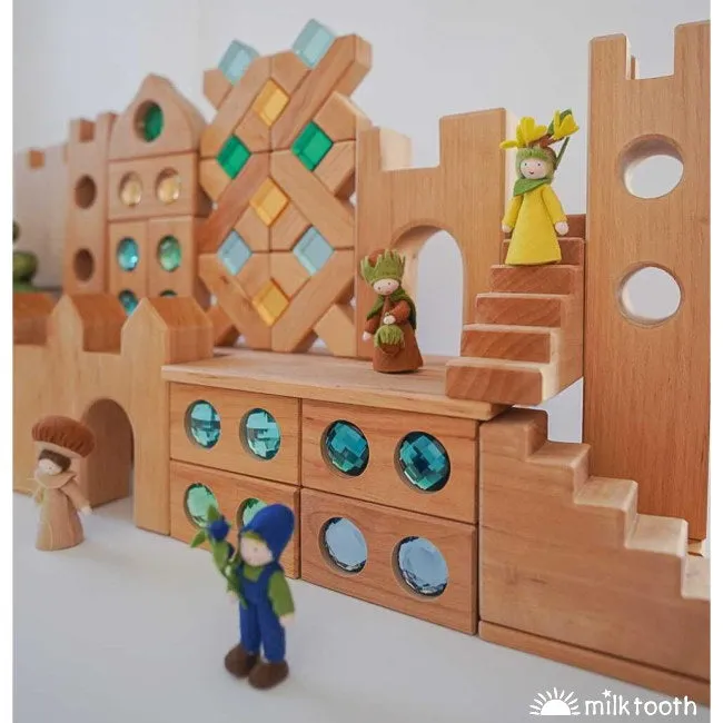 Bauspiel | Castle Building Block Set 10 Pieces