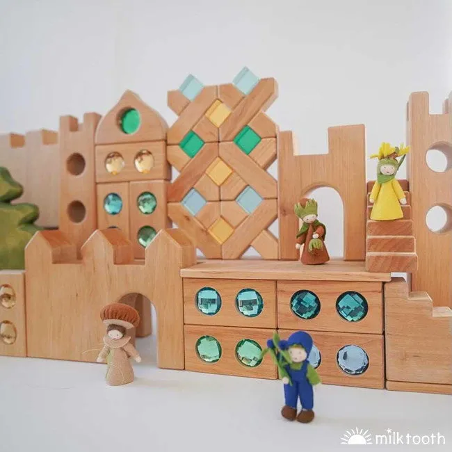 Bauspiel | Castle Building Block Set 10 Pieces