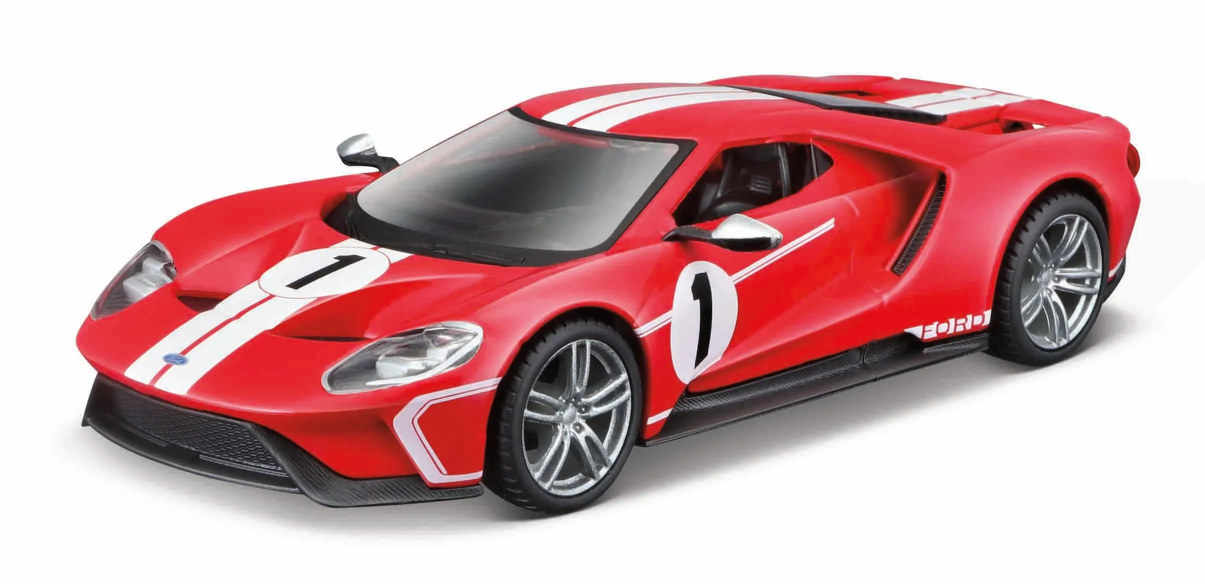Bburago 1:32 Ford GT Heritage Edition Vehicle 2018 Ford GT Red