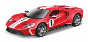Bburago 1:32 Ford GT Heritage Edition Vehicle 2018 Ford GT Red