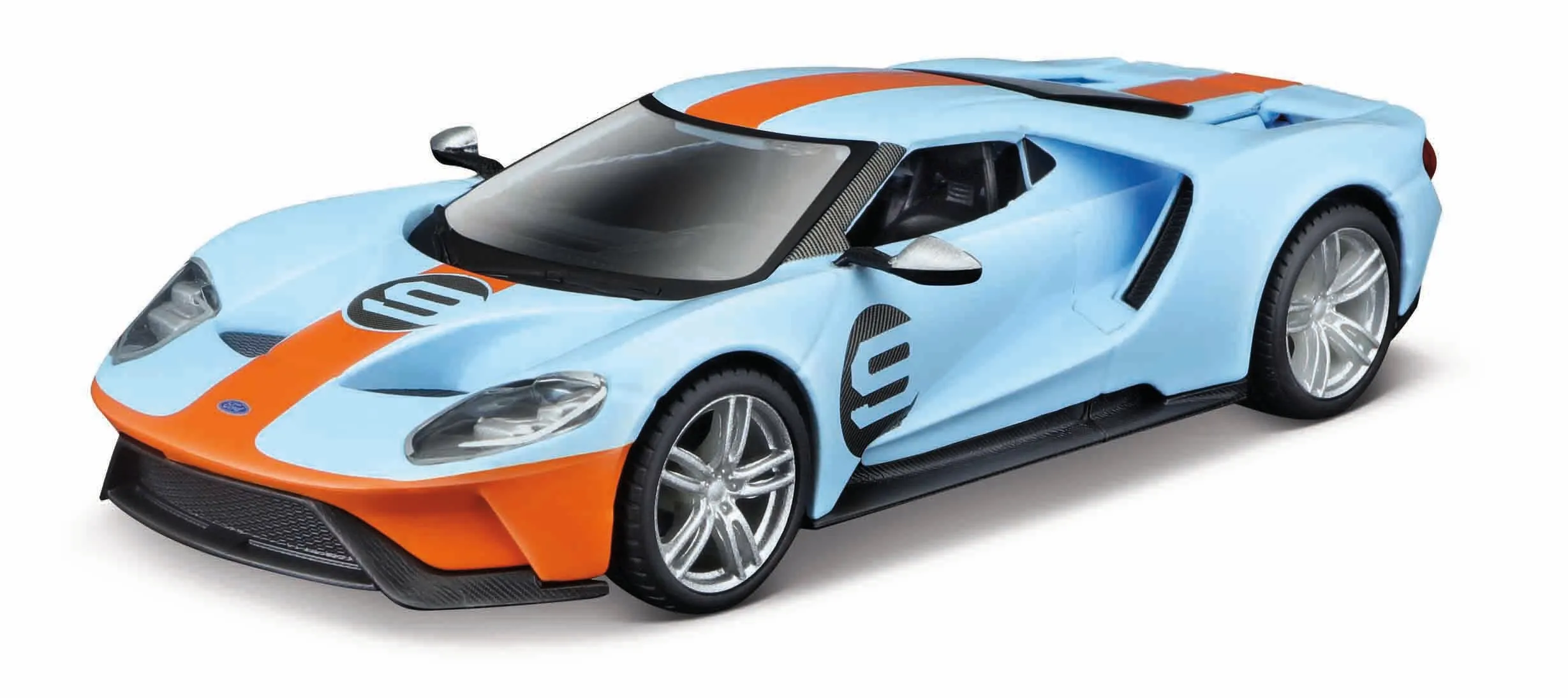 Bburago 1:32 Ford GT Heritage Edition Vehicle 2019 Ford GT Blue