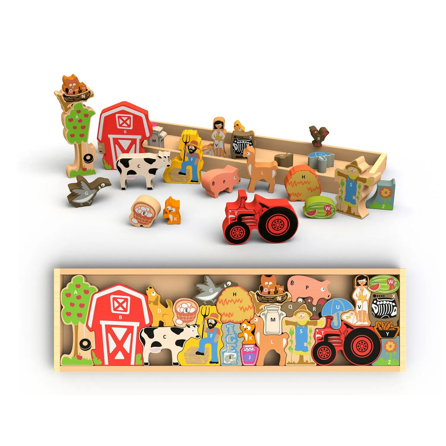 BeginAgain Farm A To Z Puzzle