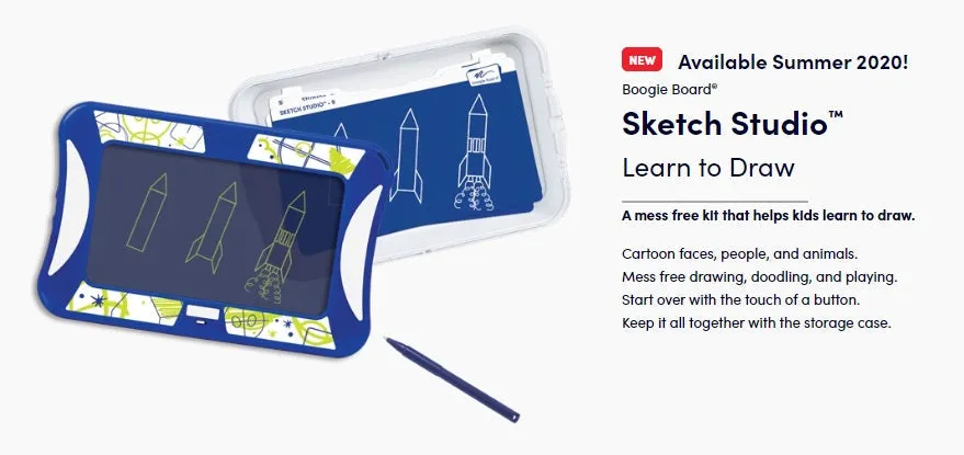 Boogie Board Learn To Draw Sketch Studio