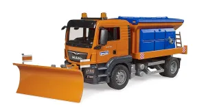 Bruder 03785 MAN TGS Winter service with plow blade Wise - Kids Toys