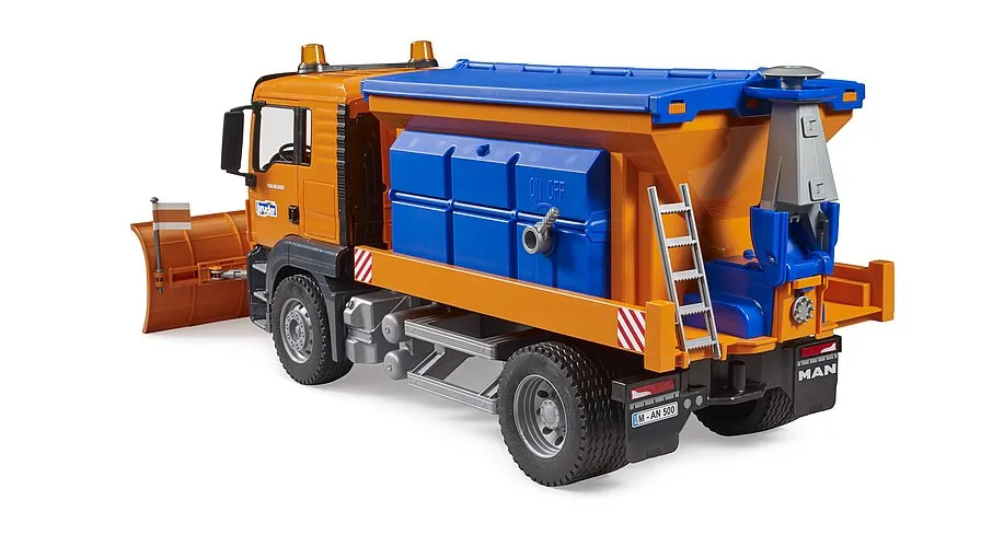 Bruder 03785 MAN TGS Winter service with plow blade Wise - Kids Toys
