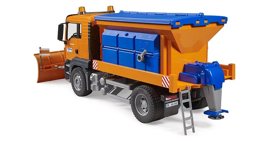 Bruder 03785 MAN TGS Winter service with plow blade Wise - Kids Toys