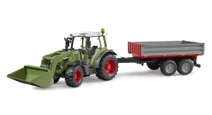 Bruder 2182 Fendt Vario 211 with frontloader and tipping trailer Wise - Kids Toys