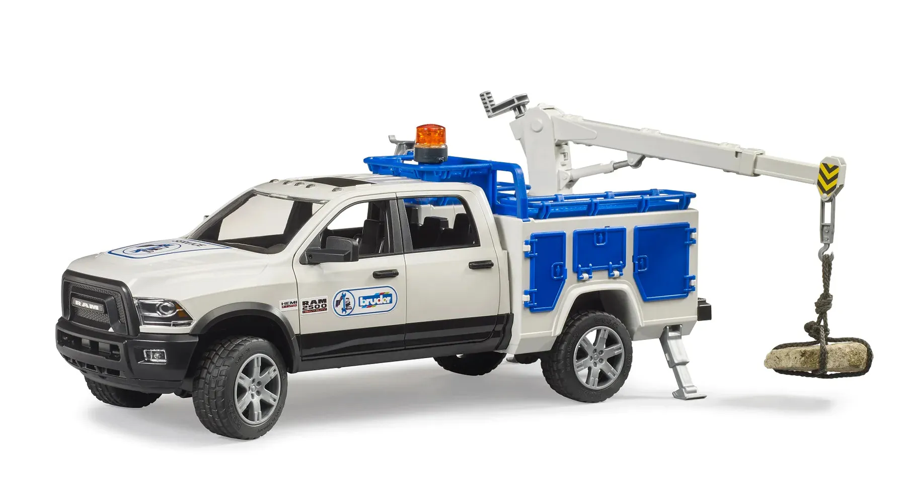 Bruder 2509 Service truck with rotating beacon light RAM 2500 Wise - Kids Toys