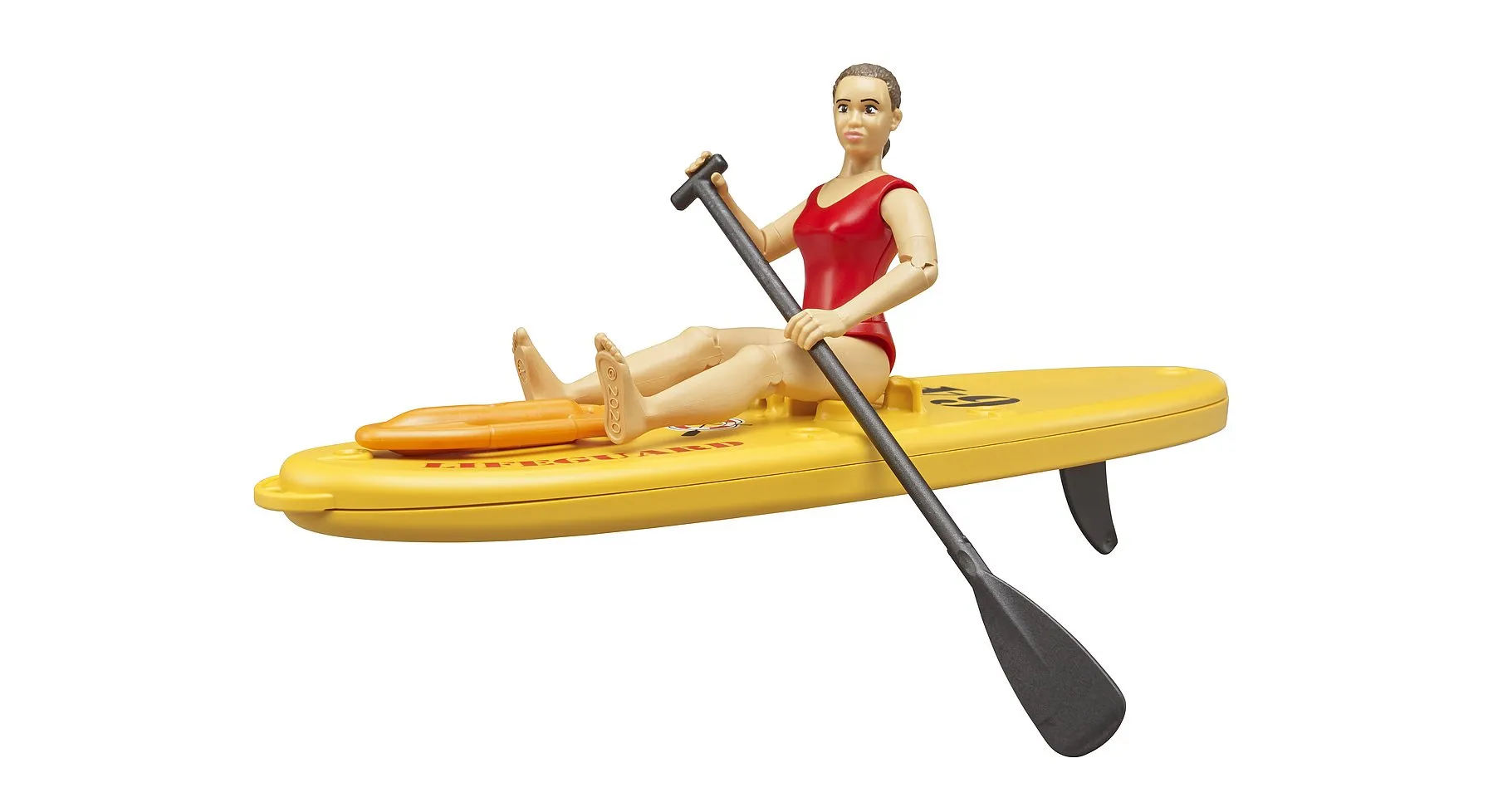 Bruder 62785 bWorld Life Guard w/Stand Up Paddle Wise - Kids Toys