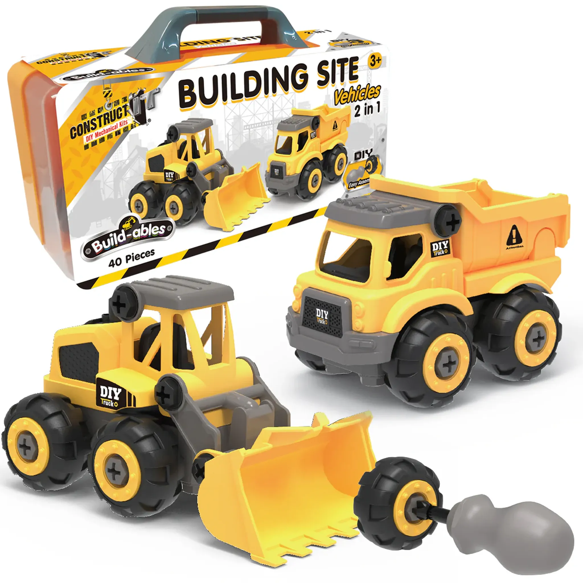 Build-ables - Building Site Vehicles 2 in 1