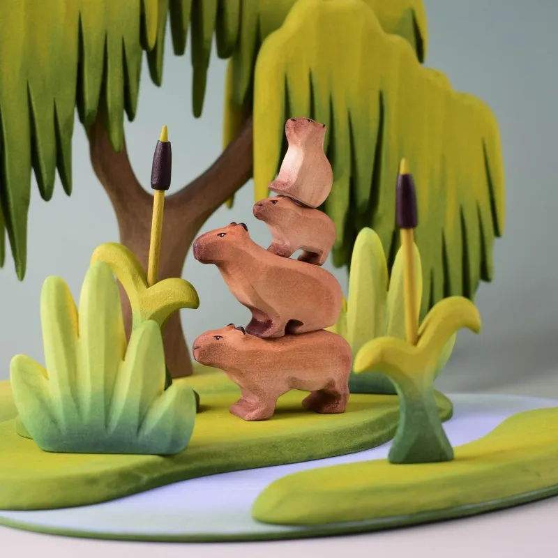 Bumbu Wooden Animal Jungle | Capybara Sitting