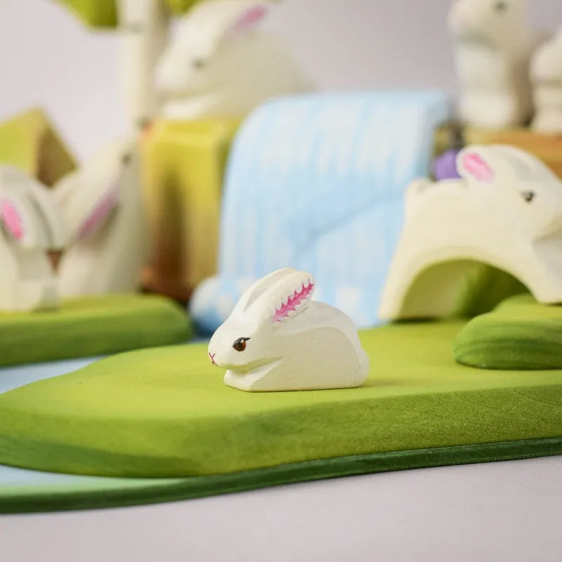 Bumbu Wooden Animal Woodland | Rabbit Easter Perching