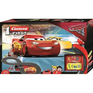 Carrera First Disney Cars 3 Figure 8 Slot Car Set