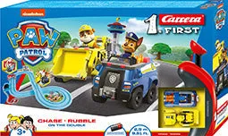 Carrera First PAW Patrol On The Double Slot Car Set