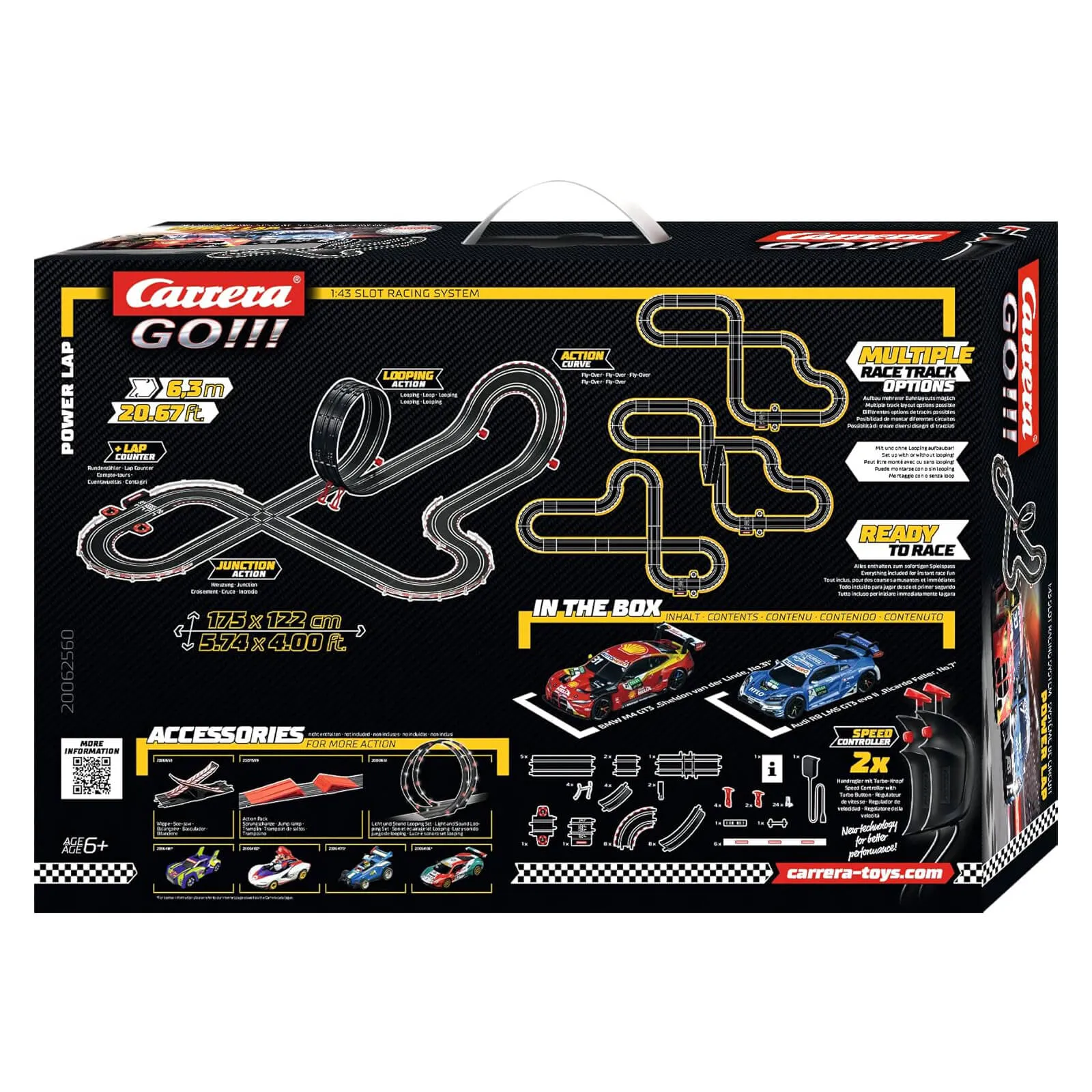 Carrera GO!!! Power Lap Slot Car Set