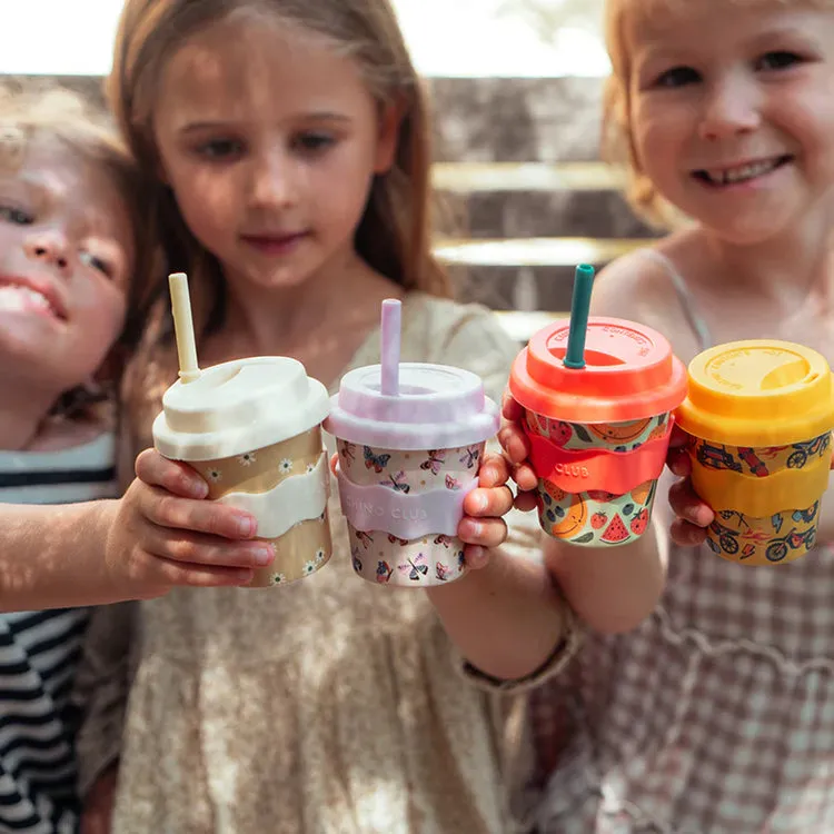 Chino Club | Baby Chino Cup 4oz   Straw | Yellow Daisy