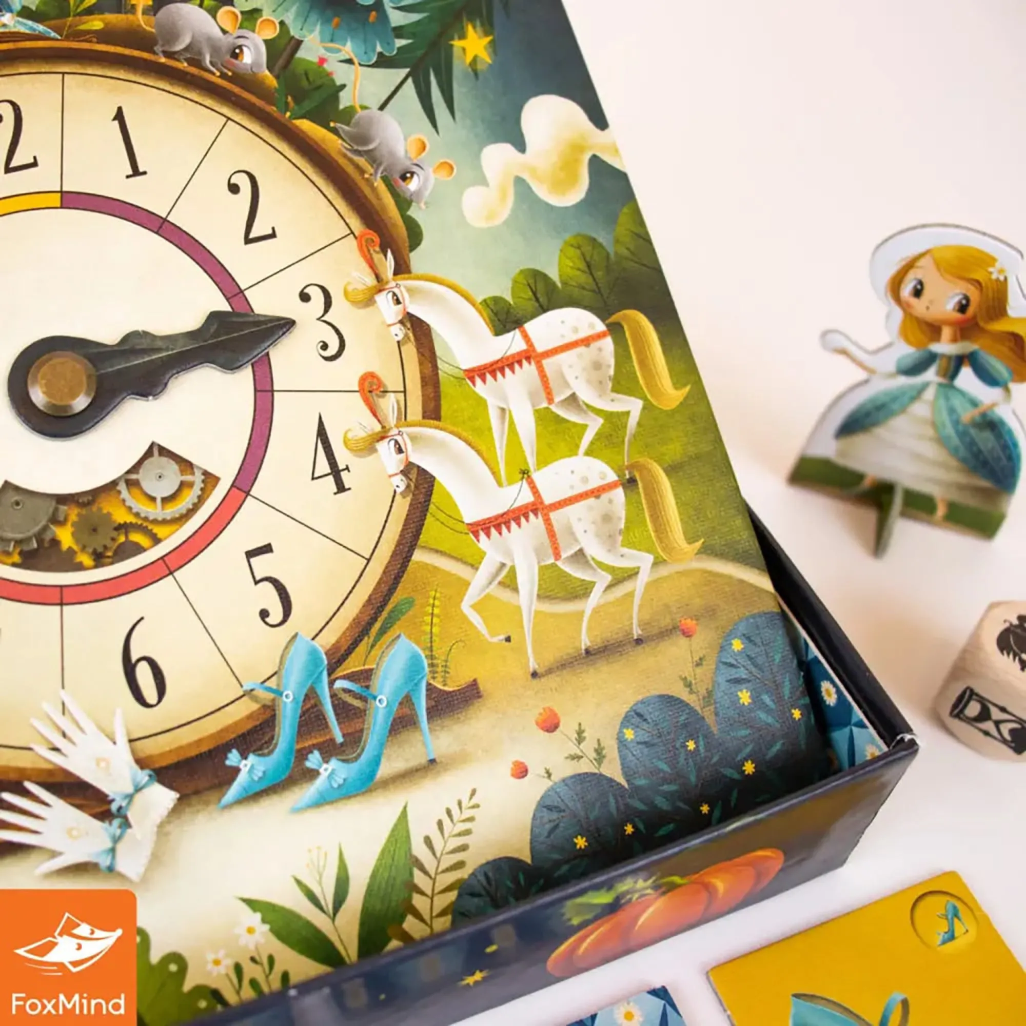 Cinderella Memory Board Game by FoxMind, Cooperative Fairytale Adventure