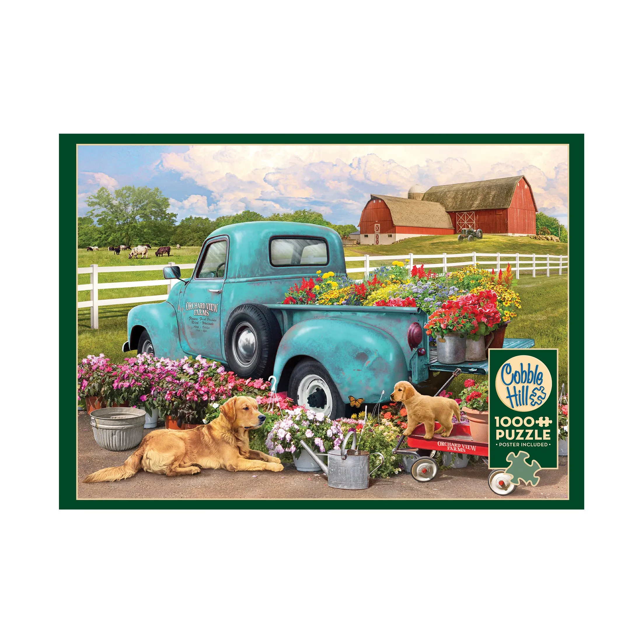 Cobble Hill Greg Giordano Flower Truck Puzzle - 1000 pc