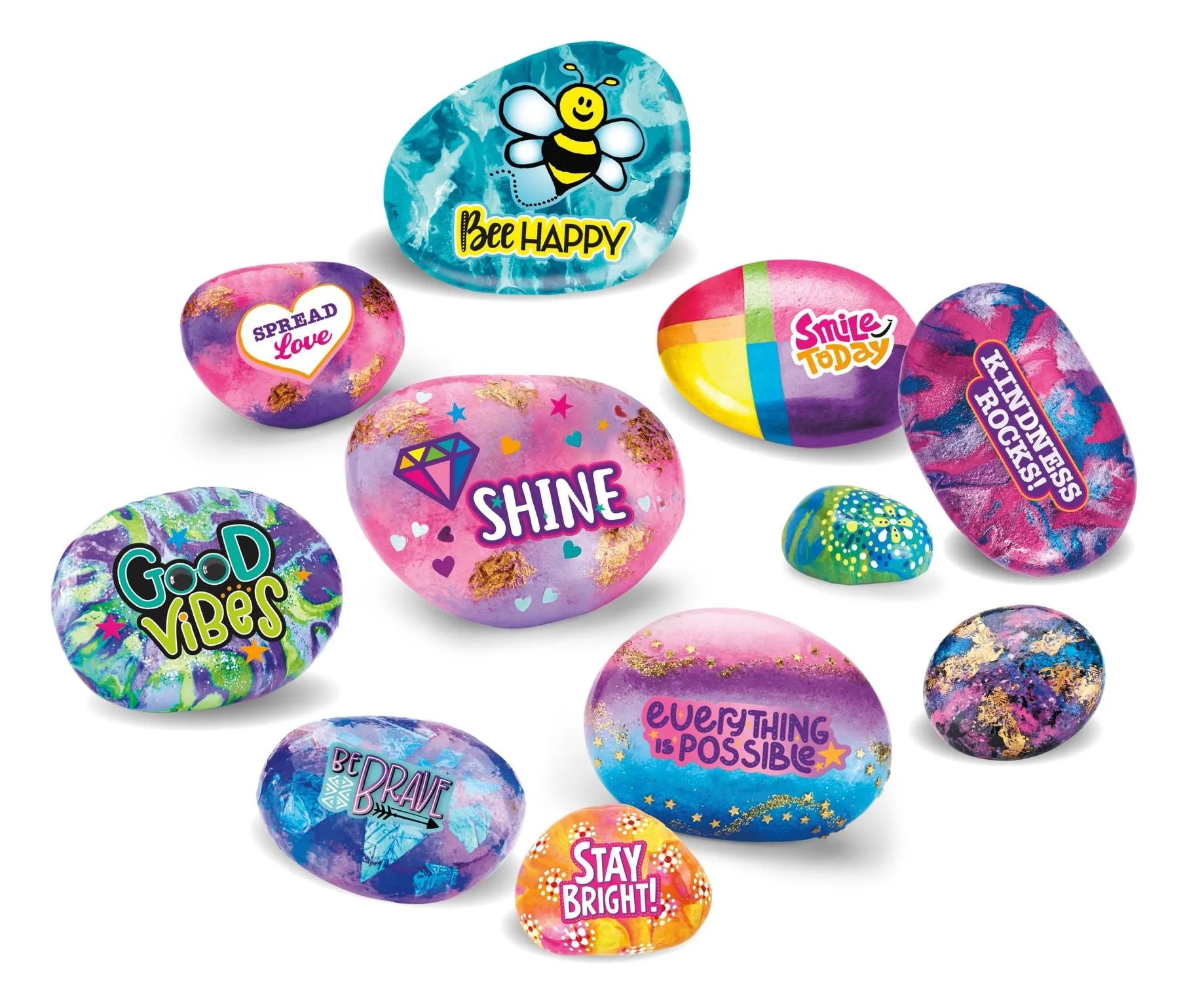 Cra-Z-Art Shimmer 'N Sparkle Inspirational Rock Art Kit