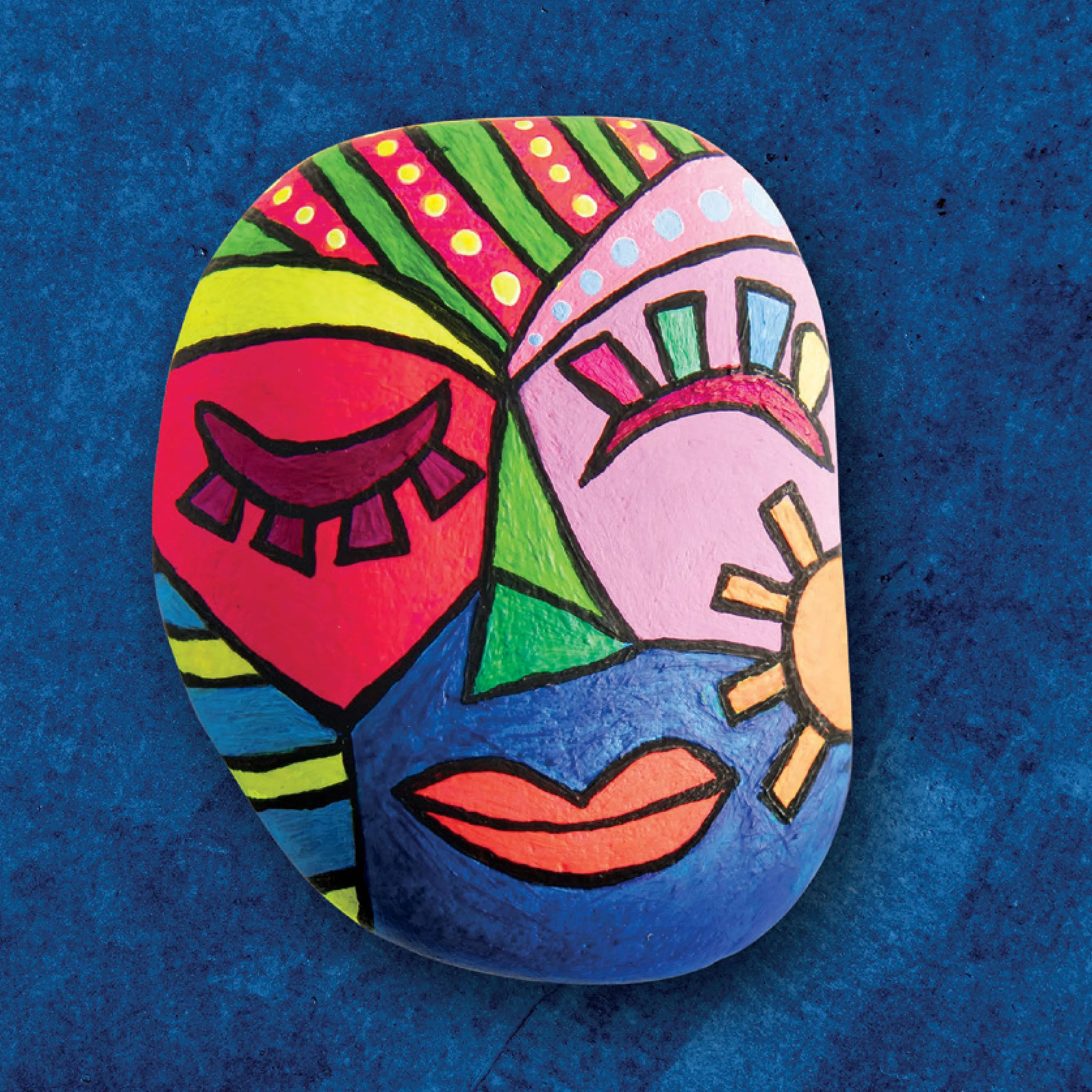 Craft Maker Classic Neon Rock Art Kit