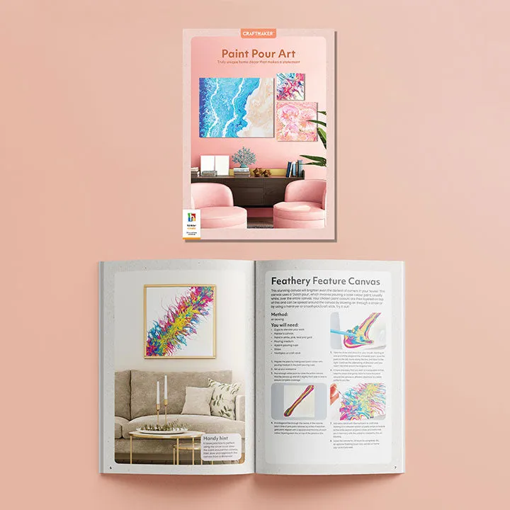Craft Maker Deluxe Paint Pouring Art Kit