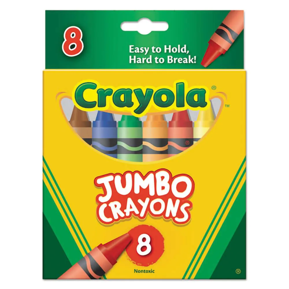 Crayola 8ct Crayons in Peggable Tuck box