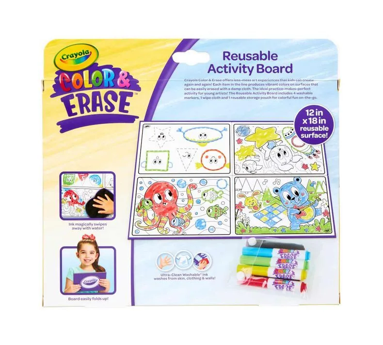 Crayola Color & Erase Reusable Activity Board