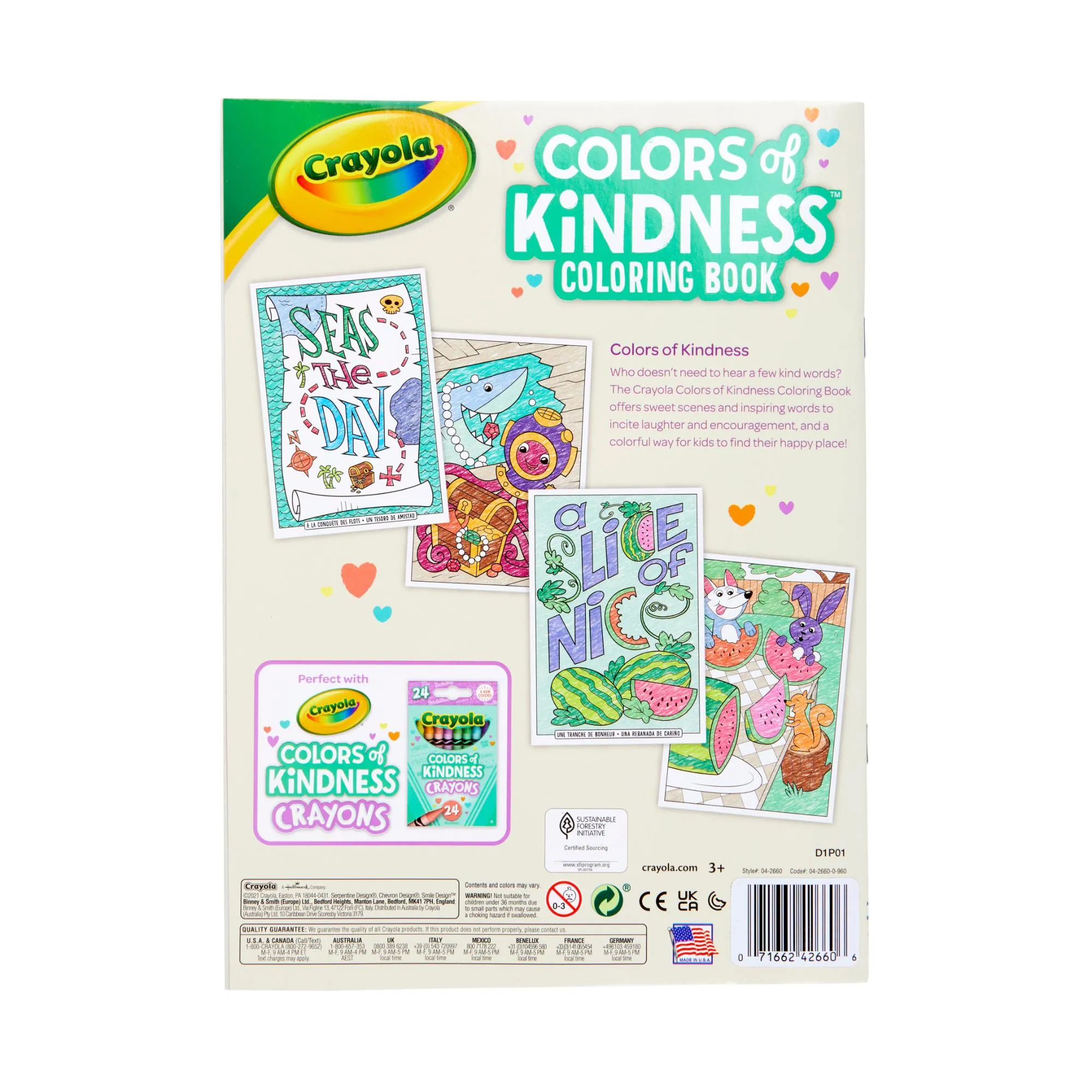 Crayola Colours Of Kindness 48 Page Colouring Book