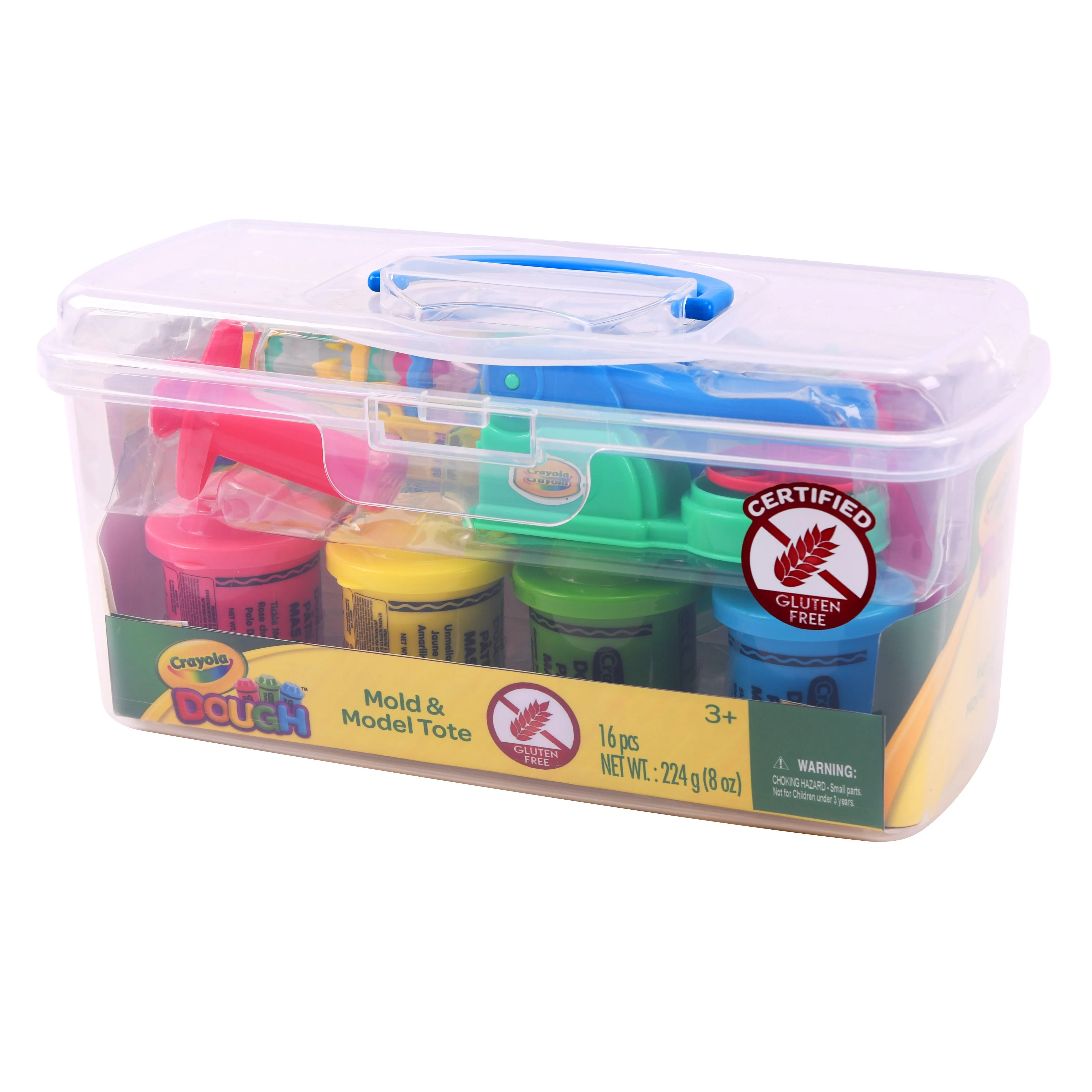 Crayola Dough 16 Pieces Mold & Model Tote