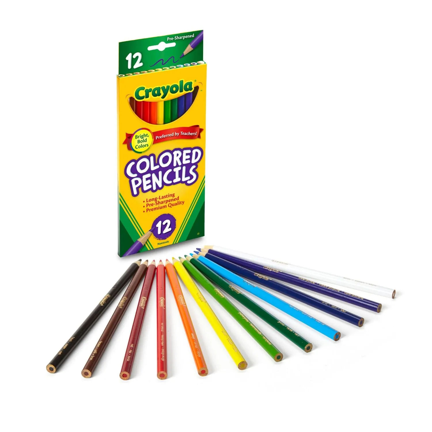 Crayola Full Size Coloured Pencils 12 Pack