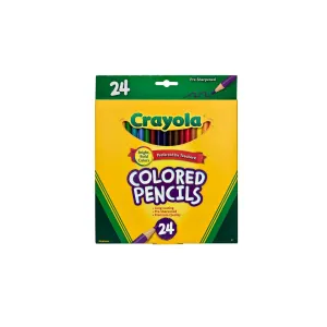 Crayola Full Size Coloured Pencils 24 Pack