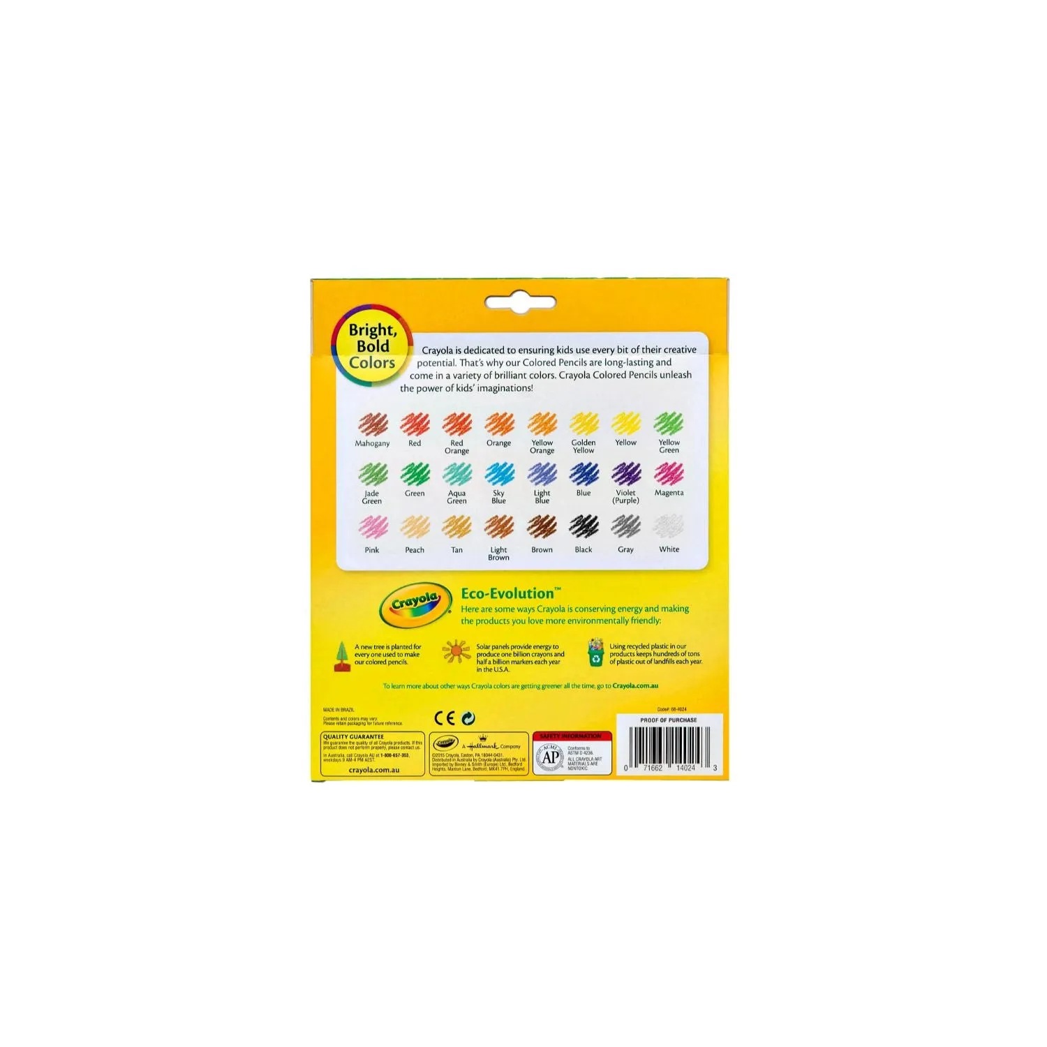 Crayola Full Size Coloured Pencils 24 Pack