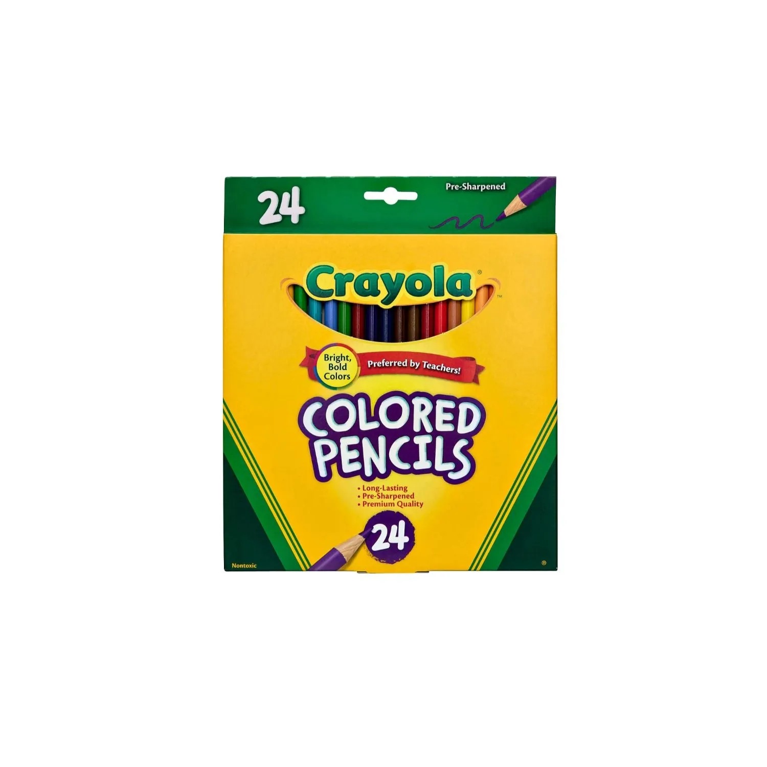 Crayola Full Size Coloured Pencils 24 Pack