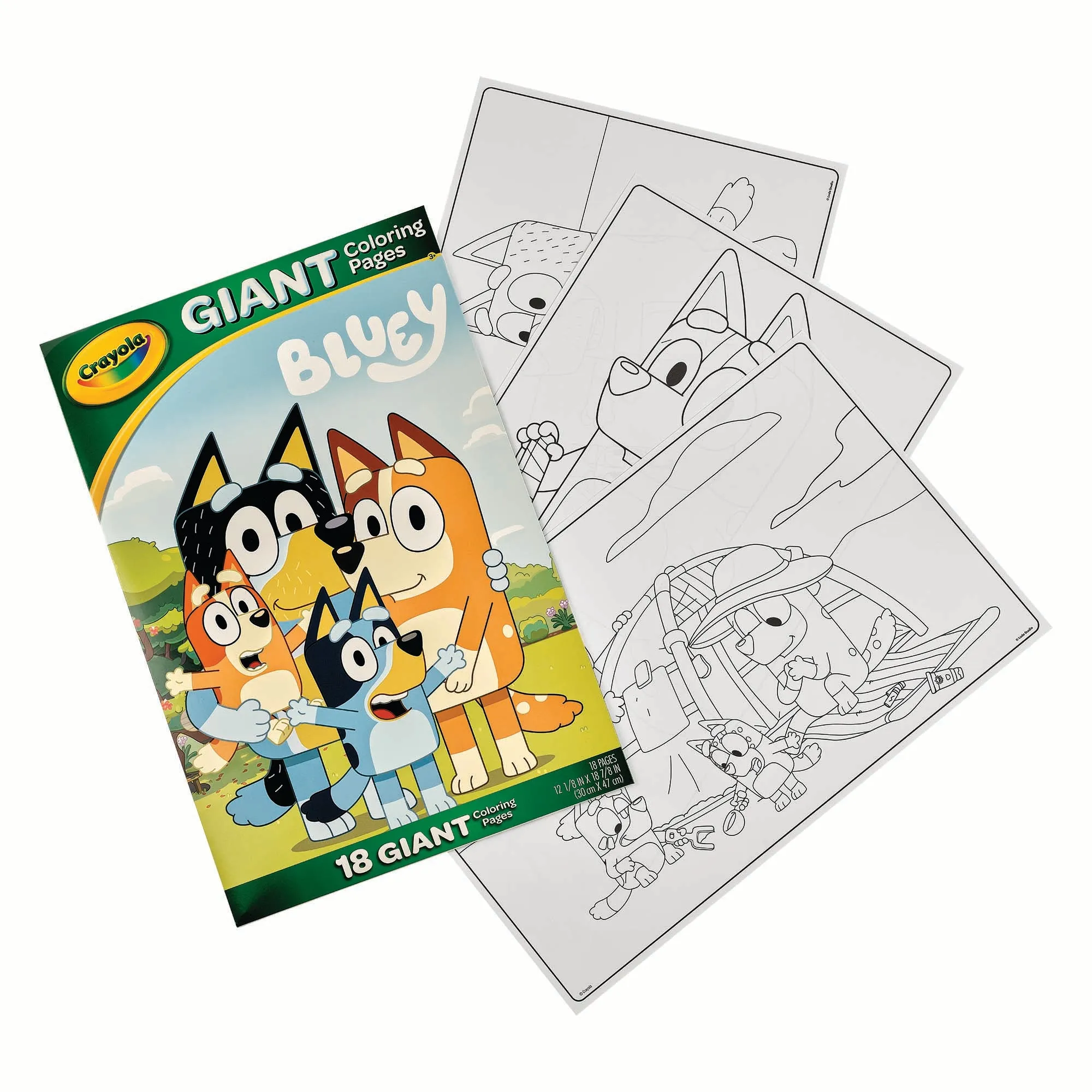 Crayola Giant Colouring Pages Bluey