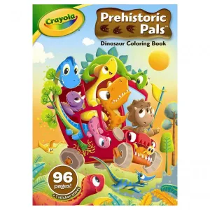 Crayola Prehistoric Pals 96 Page Dinosaur Colouring Book