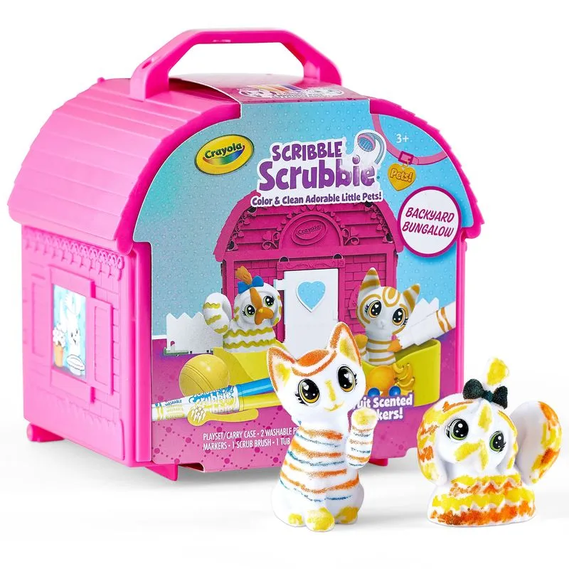 Crayola Scribble Scrubbie Backyard Bungalow Playset