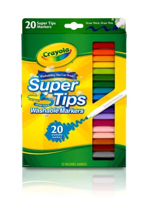Crayola Super Tip Markers 20 Pack