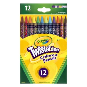 Crayola Twistables Coloured Pencils 12 Pack