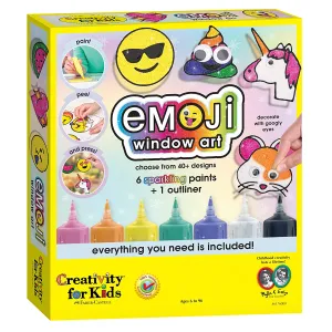 Creativity for Kids 6176 Emoji Window Art Wise - Kids Toys