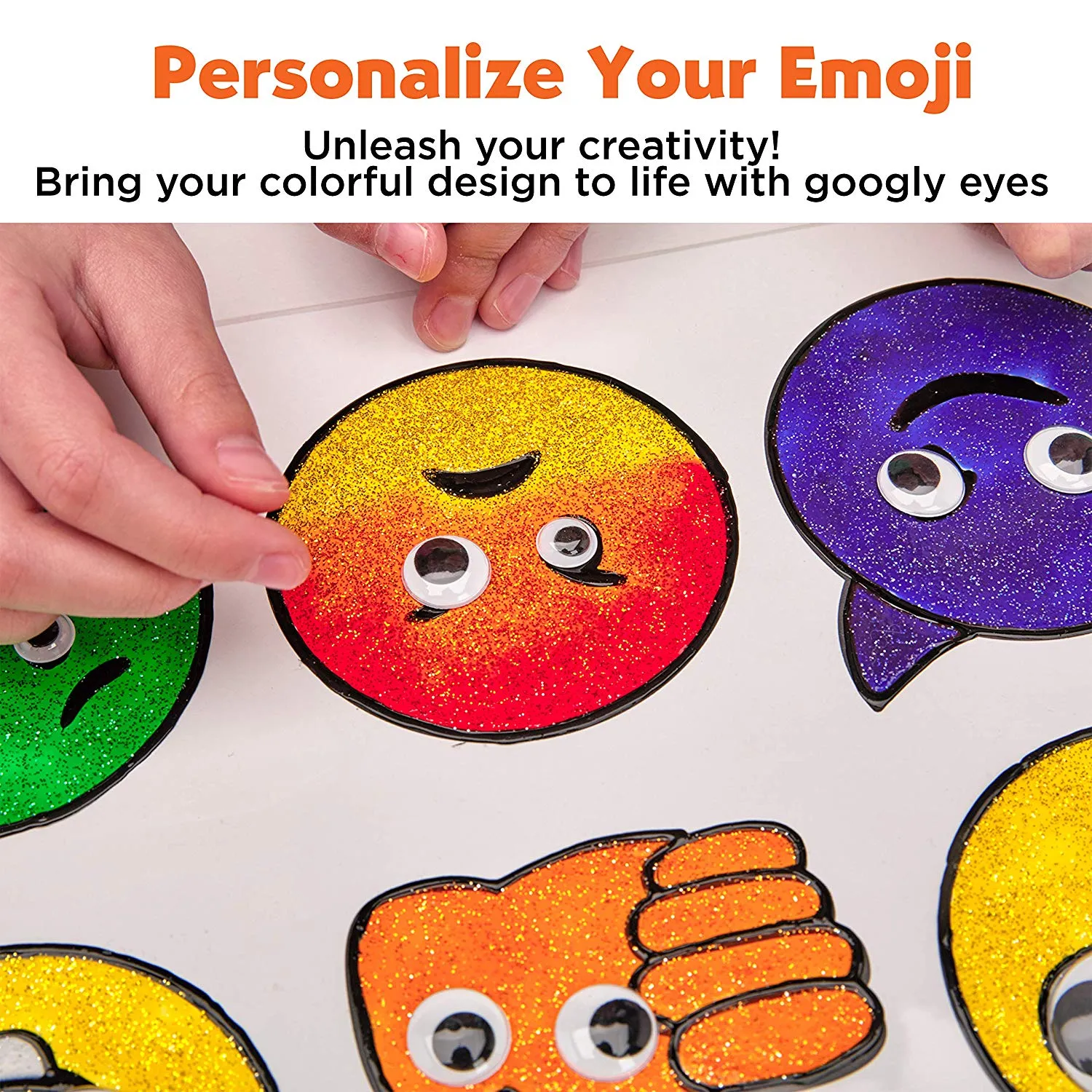 Creativity for Kids 6176 Emoji Window Art Wise - Kids Toys