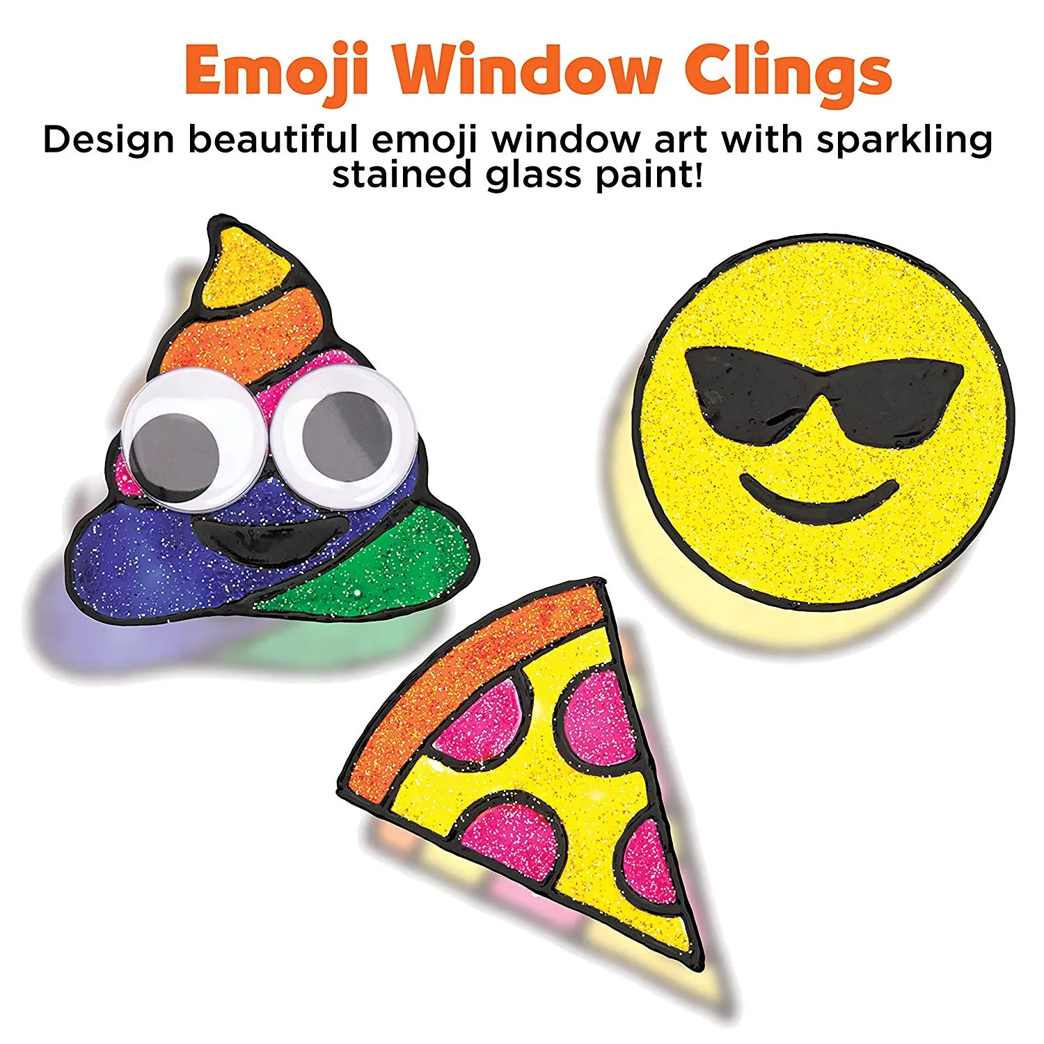 Creativity for Kids 6176 Emoji Window Art Wise - Kids Toys